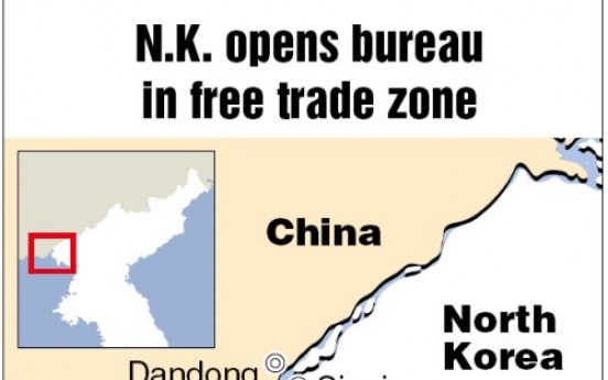 ‘N.K. opens bureau to run free trade zone with China’