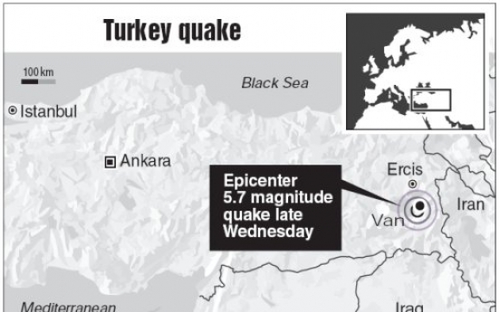 Turkey quake kills at least 7, dozens trapped