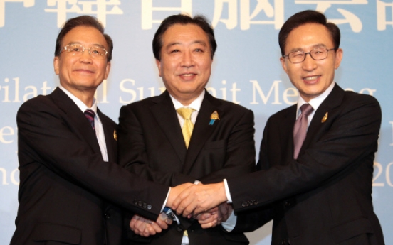 S. Korea, China, Japan reaffirm commitment on N.K. nukes