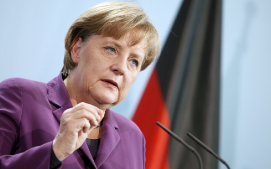 Germany’s Merkel rejects EU push for eurobonds