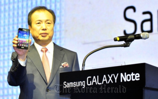 Samsung rolls out Galaxy Note