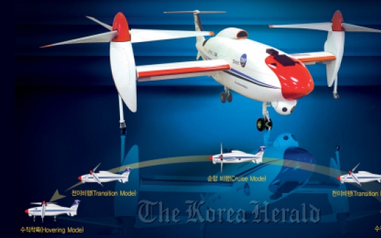 Korea develops unmanned tiltrotor aircraft