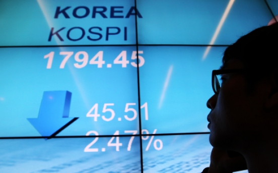 S. Korean shares tumble on news of Kim's death