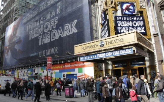 Broadway's 'Spider-Man' musical earns new record