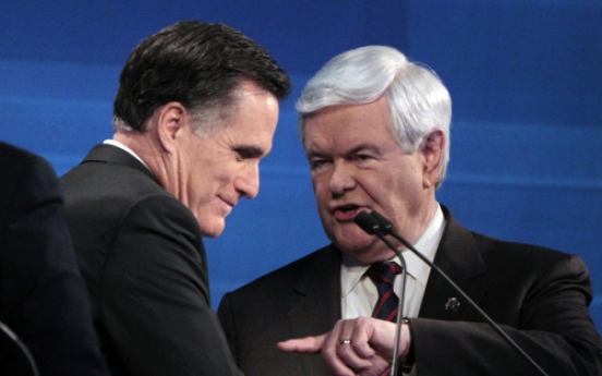 Republicans assail Romney in debate