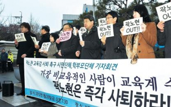 Kwak resumes drive for student rights