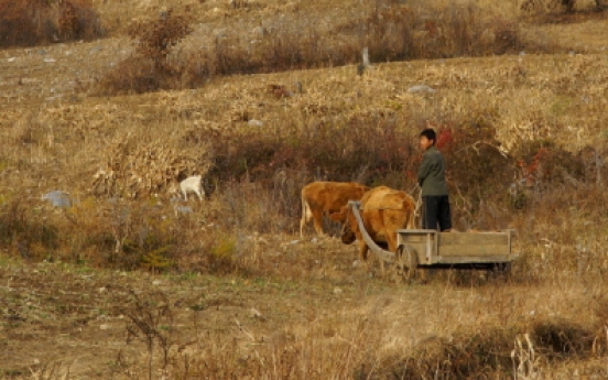 Two Koreas' mountain photos