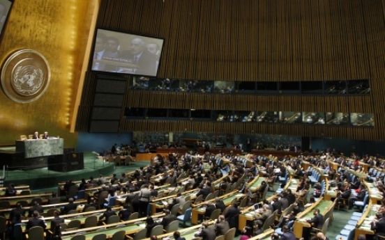 U.N. assembly adopts resolution on Syria