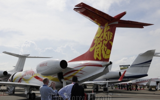 Private jet makers, jostling for Asian markets