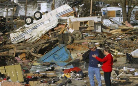 At least 12 dead as tornado strikes U.S.