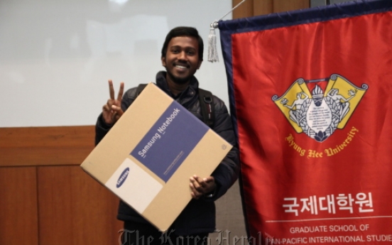 Actress Kim’s Bangladeshi son enters graduate school in Korea