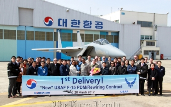 Korean Air delivers rewired F-15 fighter