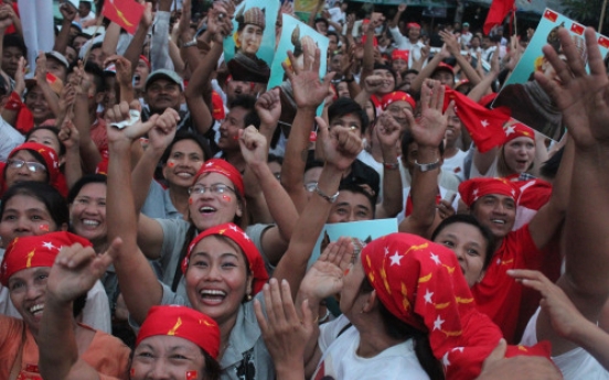 Myanmar’s Suu Kyi hails ‘victory of the people’