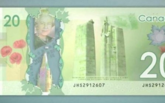 Naked woman seen in new Canadian $20 bill