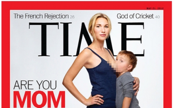 Time cover shows mom breastfeeding 3-year-old