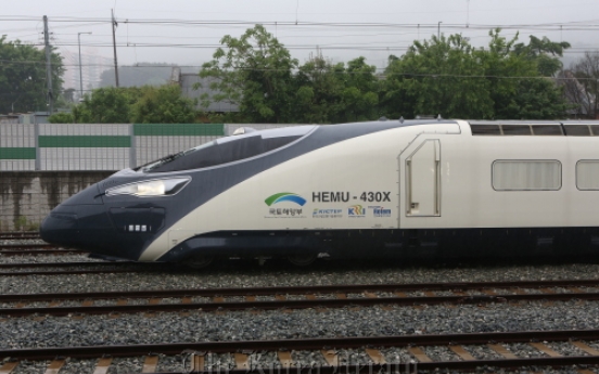 Korea unveils new high-speed train