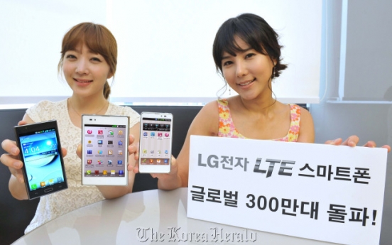 LG’s LTE smartphone sales top 3 million units