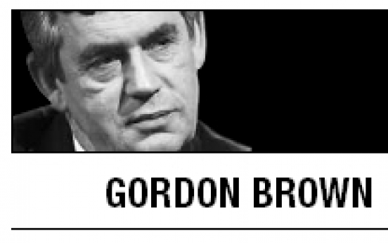 [Gordon Brown] Crafting a global rescue for Europe’s financial crisis