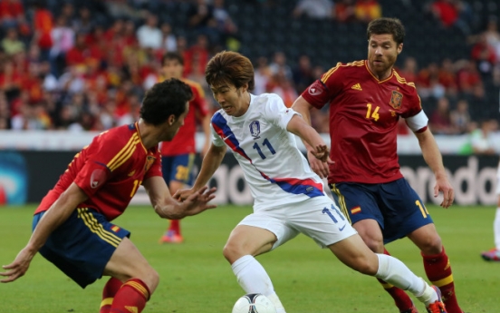 Spain whips Korea 4-1 in friendly