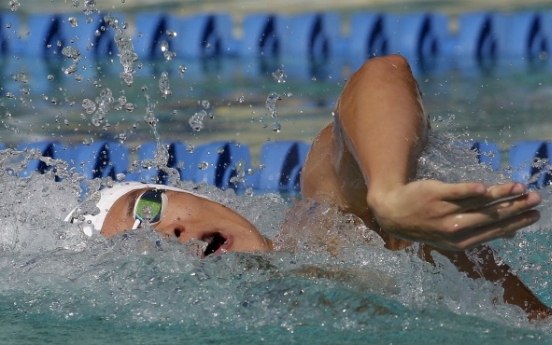 Park Tae-hwan wins 100-meter freestyle in US grand prix