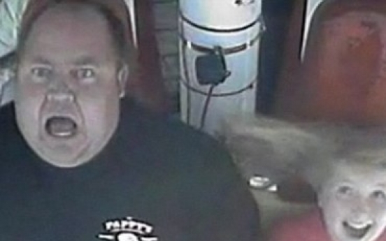 “Never again Grace!” Video of terrified dad on rollercoaster goes viral