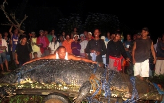 Philippines crocodile, gets World Record as largest in captivity