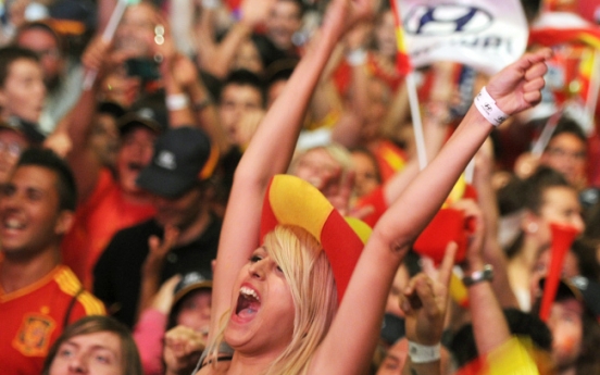 Spain erupts in joy