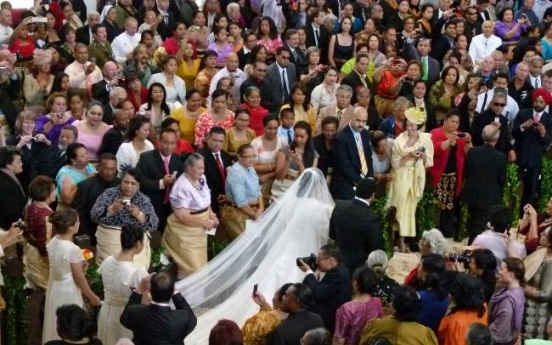 Tonga celebrates royal wedding