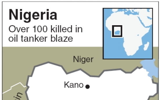 Nigeria oil tanker fire kills more than 100