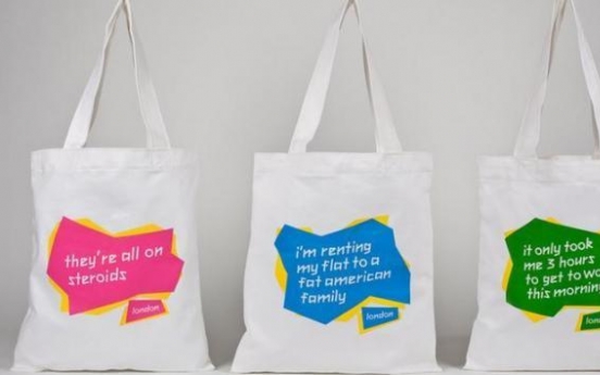 Tote bags express Olympic dissatisfaction