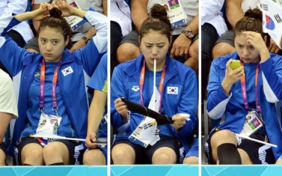 [Photo] Jeong Da-rae's reactions during the waiting