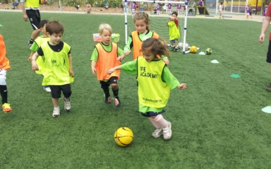 Expat soccer school gets kids kicking