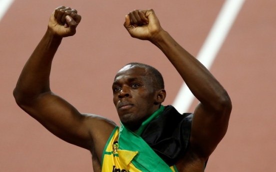 Jamaica Bolt to 4x100m world record