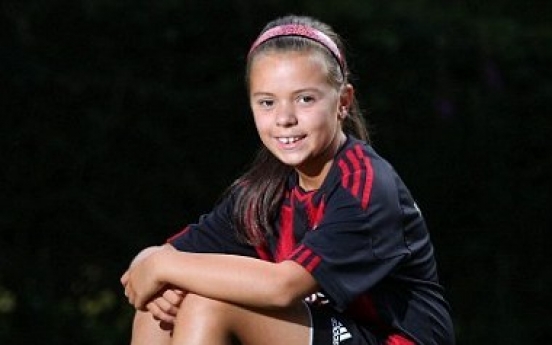 Italian soccer giant scouts Scottish school girl