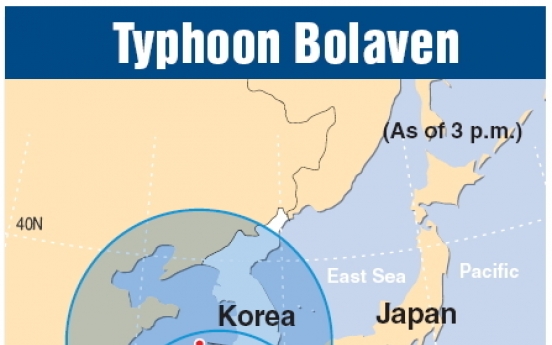 Strong typhoon may hit Korea early next week