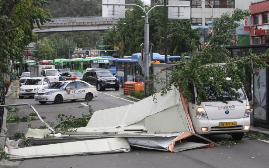 Typhoon puts nation on alert