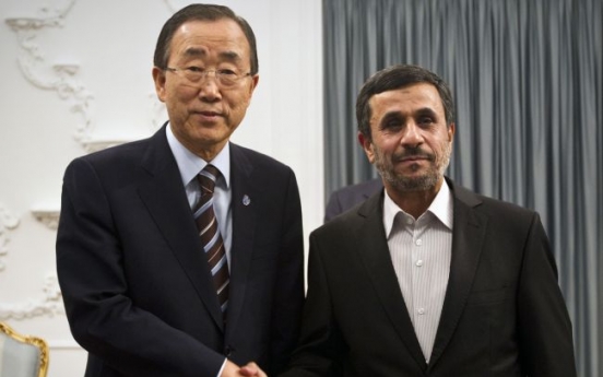 U.N. chief hits host Iran over human rights