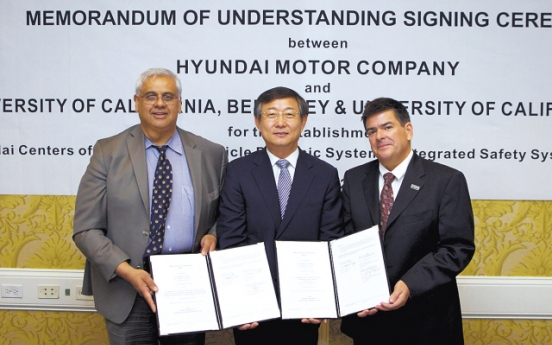 Hyundai inks R&D tie-up with U.S. colleges