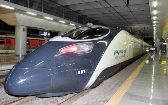 3rd Korean bullet train sets new speed record