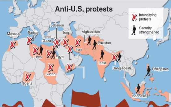 Anti-American protests spread across Middle East, elsewhere