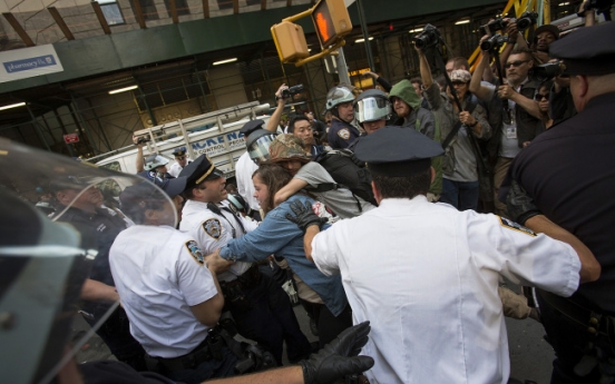 More than 180 arrested at Occupy protest