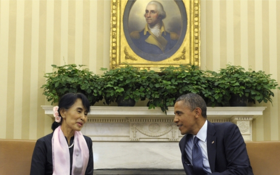 U.S. honors Suu Kyi