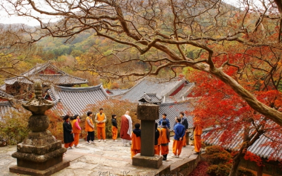 A healing trip to temples in fall