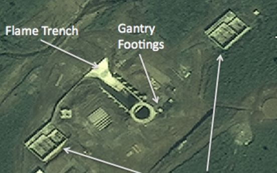 Work halted at N. Korea rocket launch pad