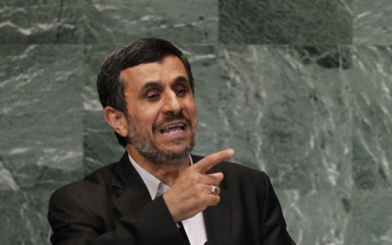 Ahmadinejad pushes new world order