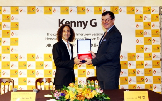 KTO appoints Kenny G as honorary envoy for tourism