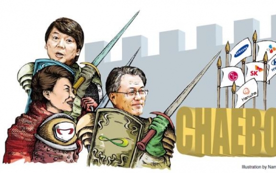 Chaebol-bashing tops election agenda