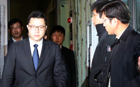 Lee's son returns home after being quizzed over retirement home scandal