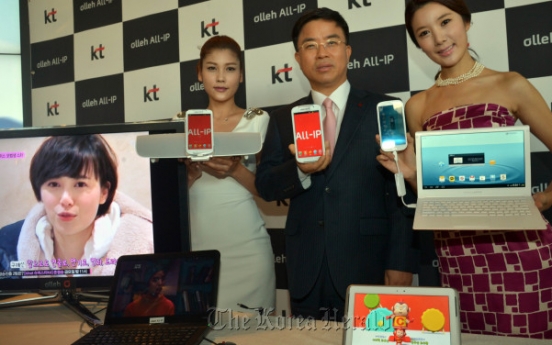 KT to launch data-sharing plan for users of multiple devices