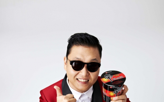 Psy pulls up sales of Nongshim’s Shin Ramyun Black Cup